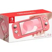 Nintendo Switch Lite console Coral Pink Celebration Gift New Japan