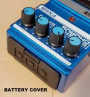 DOD FX68 Guitar Pedal Battery Cover ONLY Replacement For Chorus And More