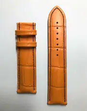 Original MIDO Multifort 22mm M005929A Orange Leather 22mm Watch Band Strap