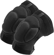 COLLBATH 1 Pair Mens Knee Pads Ice Skating Kneepads for Women Soft Sports Knee Guards Adjustable Straps Breathable for Gardening Volleyball Yoga Dance