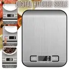 5kg 1g Electronic Digital Stainless Steel Kitchen Scale Postal Scales Backlit