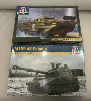 Italeri DUKW (Duck) and M109 Paladin 1/35 Scale Models