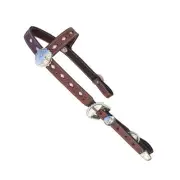 Brown Fina Cabezada Charra Fina Charro Horse Headstall