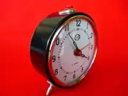 LOUD NEW OLD STOCK Vintage 70's KUCO USSR Winding Alarm Clock Desk Table NR18