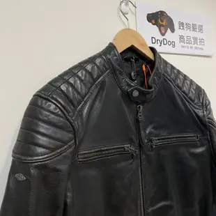 跩狗嚴選 極度乾燥 Superdry Moto Racer 經典 騎士 真皮皮衣 復古風格 外套 黑色 牛皮 車衣 重機