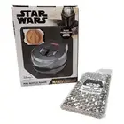 Disney Star Wars Mandalorian Mini Waffle Maker with 24 Printed Straws LSW-46M