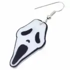 Howling Ghost Earrings Novelty Earring Horror Drop Dangle Ear Stud Women Jewelry
