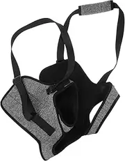 Generic Dog Belt Tow Strap Dog Lift Dog Carrier Slings Pet Leg Support Strap Sling for Dogs Harness for Dogs Dog Slings for Small Dogs Dog Harnesses Pet Lift Band Grey Polyester