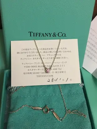 保證真品 正品 蒂芬妮 Tiffany 純銀 項鏈 項鍊 愛心 經典圖案 1837 鑽石 二手 約九成新 女生 女用