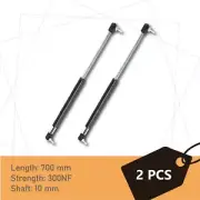 Gas Struts 2 x 700mm x 300N (10mm Shaft) Caravans, Trailers, Canopy, Toolbox