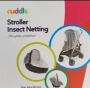 Baby Mosquito Net For Strollers, Carriers, Seats, Cradles. Fits Most PacknPlays