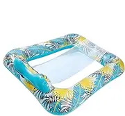 Pool Float Chaid, Floating Water Lounger | Floating Inflatable Floating Chair - Friends Colleagues Family Warm Weather Bed Relaxing Waterproof Air Bed for Ponds, Rivers, Lakes