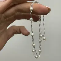 在飛比找蝦皮購物優惠-BABY'S BREATH PEARL BRACELET/N