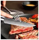 Steak Chicken Meat Knife Set Steak Knives (2 Pieces)