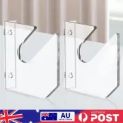 2Pcs Display Stand Hanger with Screws Wall Mount Sliding Plate Bracket Acrylic