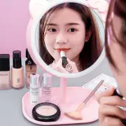 Makeup Mirror With LED Light Cosmetic 360° Rotation Flexible Make-up Mirror AU