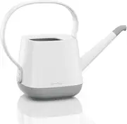 Lechuza Yula Semi Gloss Watering Can, 1.7 Liter Capacity, White/Grey