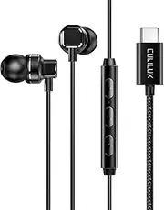 Cubilux USB C Headphones [192KHz/24-bit DAC] Type C Noise Isolation in-Ear Earphones/Earbuds Compatible with Samsung S25/S24/S23/S22/S21 Ultra, Pixel 9/8/7/6 Pro 8a/7a/6a, iPad Pro 13/12.9/11, 4 FT
