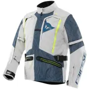 Sterrato Light Grey Blue Textile Motorcycle Jacket