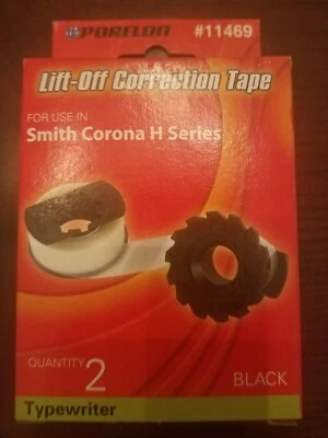 Porelon #11469 LIFT OFF CORRECTION TAPE ALL SMITH CORONA H SERIES