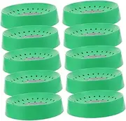 ibasenice 10Pcs Durable Plastic Pigeon Nesting Bowls Comfortable Bird Egg Nests for Breeding and Hatching for Home Pet Shops and Zoos
