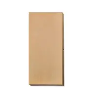 CLA Lighting Pdl LED Exterior Wall Rectangular Up/Down Pillar Light IP65 Bronze