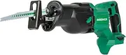 [Metabo HPT] 18V MultiVolt Cordless Reciprocating Saw, Orbital Cut Mode, 36% Less Vibration, 1-1/8" Stroke Length, 3,000 SPM, LED Light, Tool Body Only, CR18DBQ4
