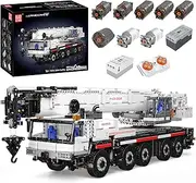 Mould King 17075 Remote Control Crane Building Set, 3248+PCS STEM Building Construction Toy for Kids Adults – LTM1110 RC Excavator Toy with App & Remote Engineering Toys