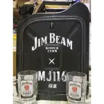 全新金賓JIM BEAM X MJ116 頑童  限量 油桶鐵盒重約6.5KG 值得收藏