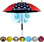 Breeze Life Original Mister Breeze, Sun Umbrella with Fan and Mister, Umbrella Mister with Built-in Fan for Festivals, Beach and More, Blocks Harmful Sun Rays, Mist bottle included
