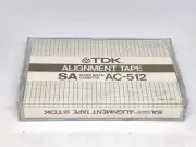 TDK ALIGNMENT TAPE SA AC-512 Cassette Tape (Sealed)