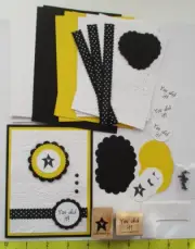 Stampin' Up! GRADUATION Card Making Kit "Mini Mates" Make A total 4 card +2stamp