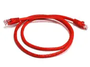 8Ware 25cm Cat6a UTP Snagless Ethernet Cable Network LAN RJ45 Connector Red
