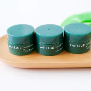 韓國 LANEIGE 蘭芝 積雪草晚安面膜 10ml 小樣 晚安面膜