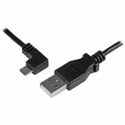 StarTech USBAUB50CMLA USB cable 0,5 m USB 2.0 USB A Micro-USB B Black