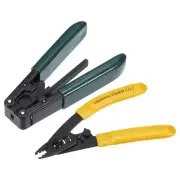 Optical Fiber Tool with Metallic Reinforced Stripper, Three Hole Stripper
