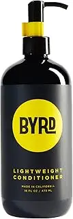 BYRD Lightweight Conditioner - Natural Ingredients, Green Tea, Vitamin B, UV Protection, Mineral Oil Free, Paraben Free, Phthalate Free, Sulfate Free, Cruelty Free, 16 Fl Oz