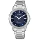 【CITIZEN】星辰 光動能 PAIR 對錶 日期 鋼錶帶女錶 FE6011-81L 銀/藍 33.3mm