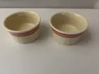 Fiesta HLCCA Exclusive Red Stripe on Ivory Ramekins