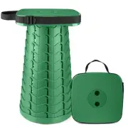 Collapsible Camping Stool Seat, Square Portable Folding Stool, Lightweight St...