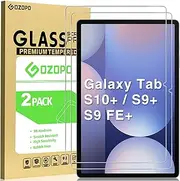 [GOZOPO] Screen Protector for Samsung Galaxy Tab S9 Plus/ S9 FE Plus/Galaxy Tab S10 Plus 12.4 inch, Scratch Resistant Tempered Glass Film for Galaxy Tab S9+/ S9 FE+/ Tab S10+ 12.4"