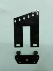 6 strings black trapeze tailpiece + bracket for Rickenbacker guitar.