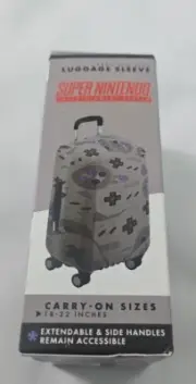 Retro Gaming Super Nintendo Luggage Sleeve Carry-On New In Box