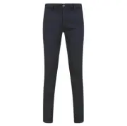 Replay Mens Chino Zeumar Hyperchino XLITE Logo Branded Jeans in Dark Blue