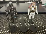 Original And Retro Star Wars THIN Action figure stands QTY 70