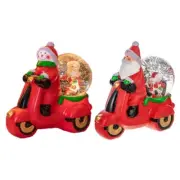 Christmas Desktop Decorations Snows Music Box Christmas Gift Spinning Ball