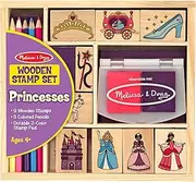 Melissa & Doug - Wooden Princess Stamp Set