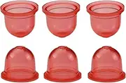 6 PCS 530058709 Air Purge Primer Bulb Pump Fit for Husqvarna Poulan Craftman Weedeater 124L,125L,128L,128LD String Trimmer Blower