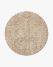 245' Round | Machine Washable Runner Rug | Kid & Pet Friendly | Indoor Rug | Simply Severn Soft Pink Flatwoven Rug by Morris & Co. | Ruggable