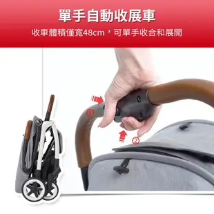 Britax Römer 英國 Britax Gravity II 自動收嬰兒手推車【YODEE優迪】